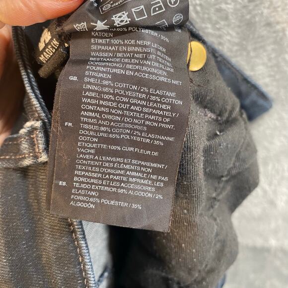 G Star Raw Slim Fit Jeans‎ 30x32 Button Fly Skinny Moto Style Streetwear - Picture 13 of 14